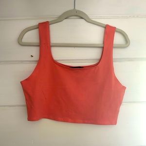 forever 21 peach tank top